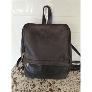 Brown Genuine Leather Back Pack‎